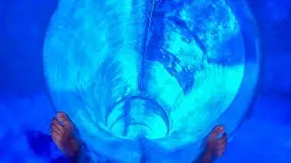 Aquopolis Costa Daurada - Huracan | Scary Drop Slide Onride