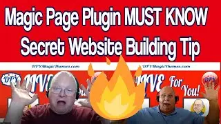 Magic Page Plugin MUST SEE THIS Secret Website Building Tip For Your Magic Page Website