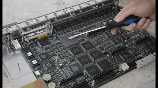 Recovering gold-bearing components from a Synoptics  Centillion 58000 Ethernet Switch teardown