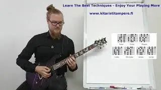 How To Play Scales FAST | Kitaratunnit Guitar Lessons for Metal and Rock Soloing in Tampere