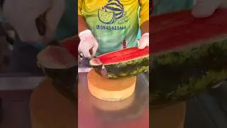Watermelon Cutting Skill -Fruits Cutting Skill