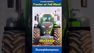 Tractor at Full Blast! #automobile #heavymachinery #engineering