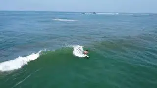 Beautiful surf spot in Sri Lanka Bentota Village.
