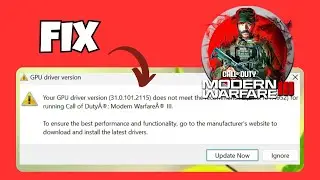 How to Fix GPU Driver Version Error in Call of Duty Warzone 3 (NEW 2025 🎮✅)