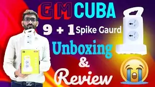 GM CUBA 9+1 Power Strip II Spike Guard II Extension Board II Light Square