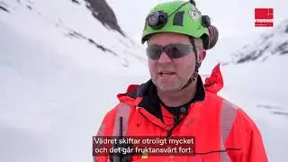 Sn&ouml;plogning Geiranger (svensk text)