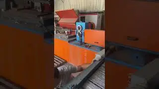 Wire rod straightening and cutting machine