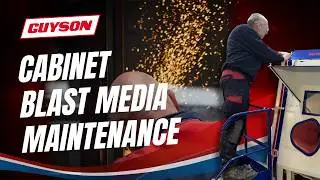 Mastering Machine Maintenance with Guyson: Adding & Emptying media to a Manual Blast Cabinet