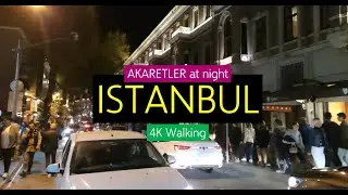 Night Walk in Akaretler, Istanbul Turkey