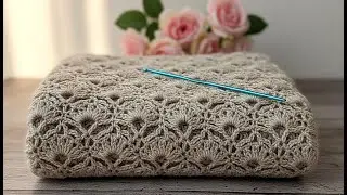 ВЫ ТОЧНО ЗАХОТИТЕ ЭТО СВЯЗАТЬ! 🧶 НЕВЕРОЯТНО КРАСИВЫЙ УЗОР КРЮЧКОМ (вязание крючком для начинающих)