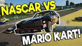 INSANE NASCAR RACE ON MARIO KART TRACK! - Next Car Game: Wreckfest Release Gameplay - Car Wrecks