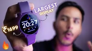 Largest Display Smartwatch Under ₹2000⚡boAt Lunar Mirage BT Calling!