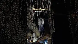 Best street in Mumbai with Diwali lights ✨ Location in reel. #diwali #mumbai #diwalispecial i