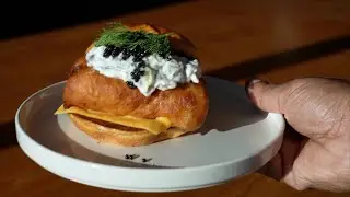 Caviar Million Dollar Fish Sandwich