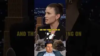 Hayley Atwell Reveals Her Dogs Farted on Tom Cruise During Movie Night 😂🍿 #HayleyAtwell #shorts