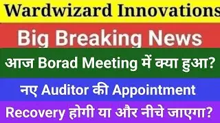 wardwizard innovations share latest news today, wardwizard innovations technical parameters analysis