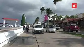 Frente fr&iacute;o en la Pen&iacute;nsula causa afectaciones a la isla de Cozumel
