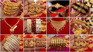 WEDDING DHAMAKA🔥 Matro 1 Gram theke Halka Necklace/Bala/Sakha/Pola/Top Earrings/Kanbala/Chain 42