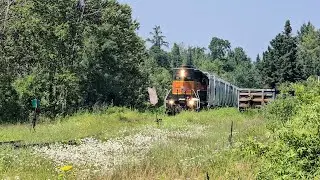 Rare Move To Pull 70 Rail-Cars Off Storage Track, ELS 503 Howls So Loud! #trains #trainhorn #railway