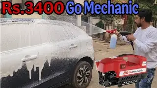 Go mechanic car washer with nr foam cannon low budget best car washer in india #nitto rai