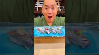 🇯🇵 Nigiri with Saury🍣 #shorts