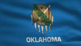 Oklahoma State Flag Animation USA | 8k | Flags of the World