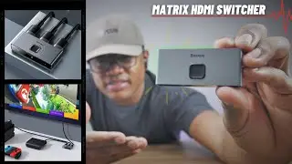 BASEUS Divisor HDMI Matrix 4k (2 em 1 ou 1 em 2)