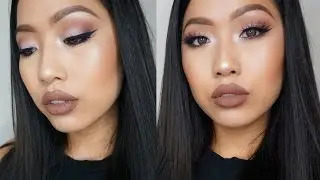 Cool Toned Makeup | Huda Beauty Liquid Lipstick