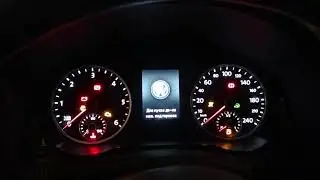 Indicator celebration on Tiguan's 5N0920882C dashboard. Тест стрелок на приборке 5N0920882C.