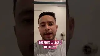 Received a legal notice??
