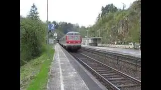 614 005/006 beschleunigt aus Velden nach Neuhaus(Pegnitz)
