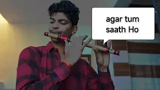 Beginner flute #selfstudy agar Tum saath Ho