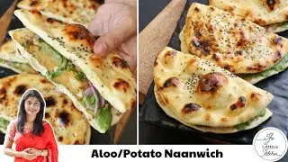 Aloo Naan-wich Recipe | Aloo Masala Naan Sandwich Recipe ~ The Terrace Kitchen