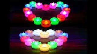 Magic Colour Changing LED Glowing Tea Light Flameless - Best Review - Unboxing - Qanan Vlogs