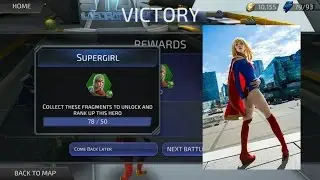 Dc Legends : Hero Challenge - SUPERGIRL Fragments !!