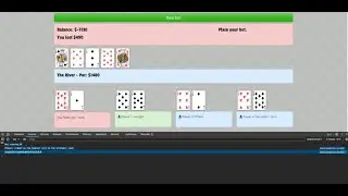 JavaScript Texas Hold'Em Update