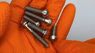 M6 Titanium Button Head Bolts for MTB Disc Brakes &ndash; Lightweight, Low Profile, Anodised