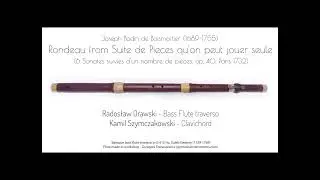 Baroque bass flute traverso in G- Rondeau