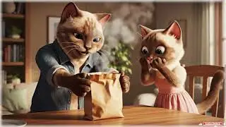 Working Hard for Their Smiles: The Journey of a Selfless Papa Cat