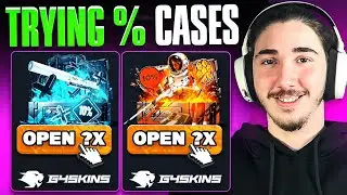 WE TRY OUT THE % CASES!! (G4Skins Promo Code 2025)