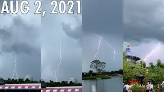 Lightning Storm At Disney World - Orlando, FL | August 2, 2021