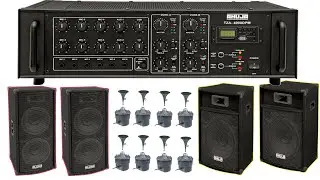 Ahuja TZA-4000DPA 400W Amplifier Details & Price | 400w 2-zone par kitna top or horn chalega