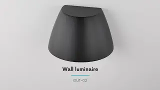 Plejd - OUT-02 - Wall luminaire (EN)
