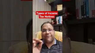 Types of Income Tax Notices!!! #reels #money #notice #incometax #typebeat #business #education #free