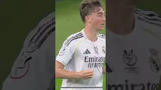 Barcelona vs Real Madrid  Supercopa de Espa&ntilde;a first big chance for Vinicius jr