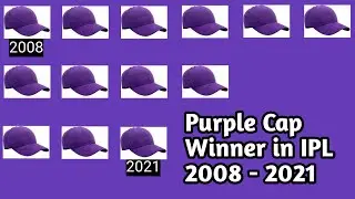 Purple Cap Winner in IPL (2008-2021) | #shorts #shortvideo