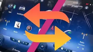 Change Menu layout on Mercedes MBUX 2nd generation #Shorts