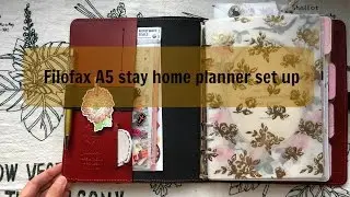 [Filofax] Мой домашний Filofax A5 оригинальный красный