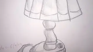 how to draw lamp