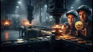How Coins Are Made (Factory Process) | Rolling, Blanking, Striking, Plating, Counting & Bagging
